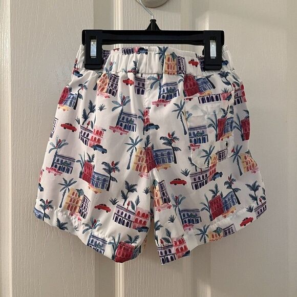 Lison Paris Cuba Swim Trunks Shorts Boys Size 6 NWT - Picture 9 of 12